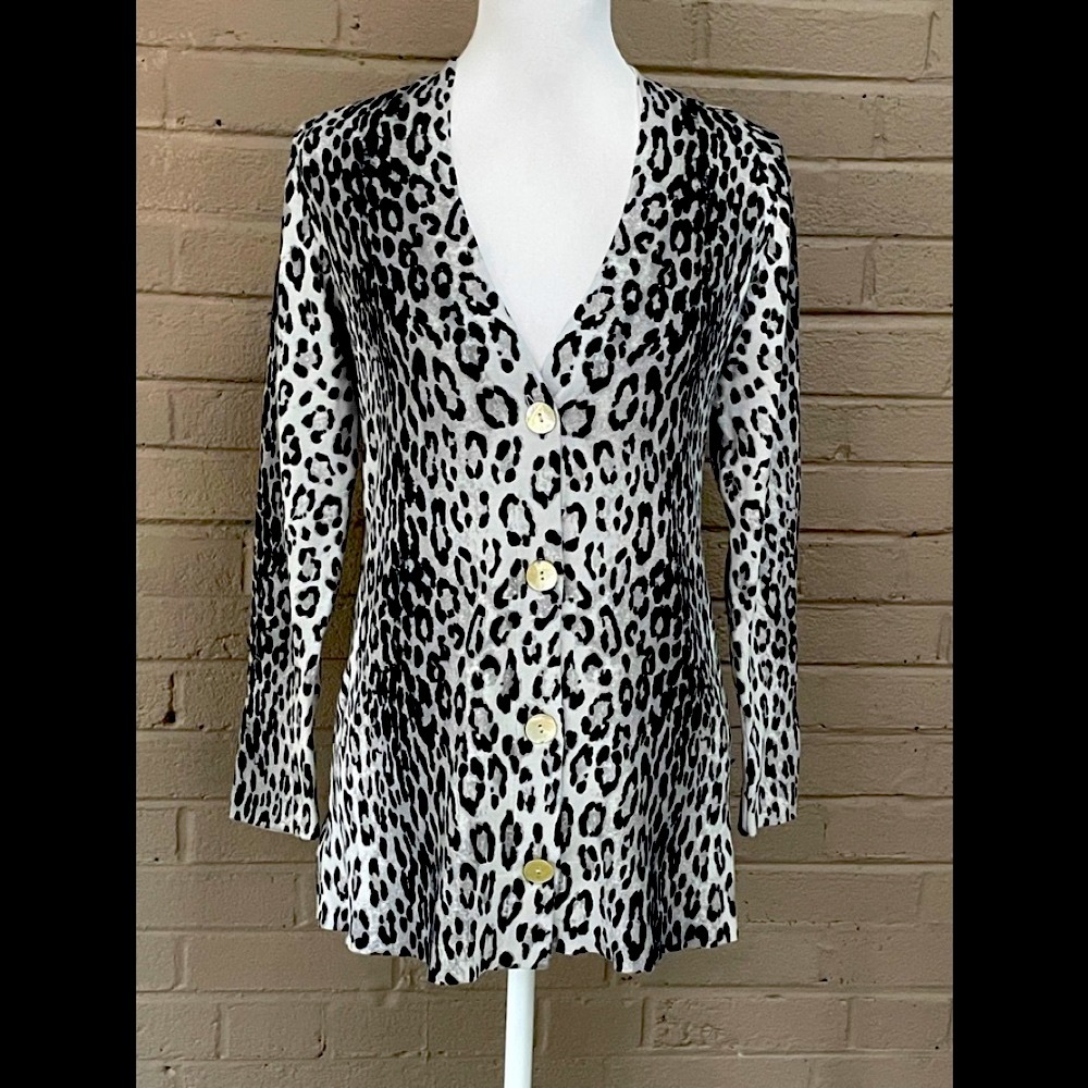Chico’s Animal Print Cardigan